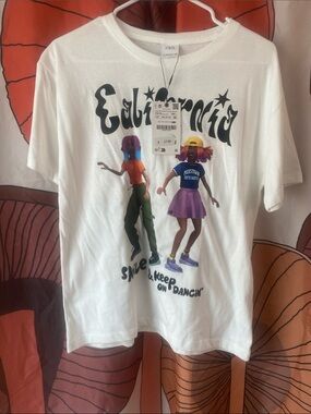 NWT ZARA California graphic t-shirt